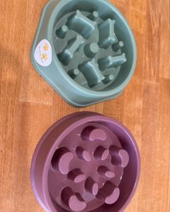 slow feeder pet bowls